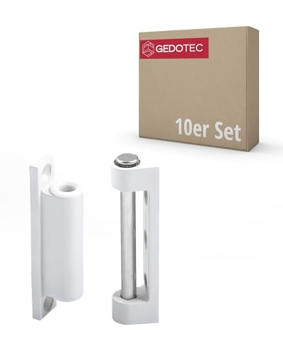 Gedotec Fenster-Scharnier aus Kunststoff | 10 Stück - Aufschraubband für für Insektenschutz Fenster oder Türen | Fensterband weiß zum Aufschrauben | Renovierband 20 x 75 mm | Türband - Fiberglas Gedotec Fenster-Scharnier aus Kunststoff | 10 Stück - Aufschraubband für für Insektenschutz Fenster oder Türen | Fensterband weiß zum Aufschrauben | Renovierband 20 x 75 mm | Türband - Fiberglas von Gedotec