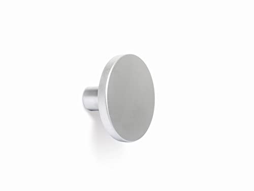 Gedotec Garderoben Haken - Kleiderhaken Garderobe Vollmetall | COMO 7017 | 1 Stück Kleiderhaken Wand D: 41 mm | Garderobenhaken Chrom matt | Haken zum Schrauben Wandhaken Handtuchhaken Gedotec Garderoben Haken - Kleiderhaken Garderobe Vollmetall | COMO 7017 | 1 Stück Kleiderhaken Wand D: 41 mm | Garderobenhaken Chrom matt | Haken zum Schrauben Wandhaken Handtuchhaken von Gedotec