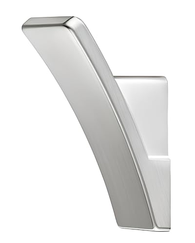 Gedotec Garderobenhaken aus Metall massiv | 1 Stück Wandhaken Edelstahl-Optik | Kleiderhaken inklusive Befestigungsmaterial | Maße: 56 x 25 mm | Schlichte und zeitlose Optik | Wand-Aufhängehaken Gedotec Garderobenhaken aus Metall massiv | 1 Stück Wandhaken Edelstahl-Optik | Kleiderhaken inklusive Befestigungsmaterial | Maße: 56 x 25 mm | Schlichte und zeitlose Optik | Wand-Aufhängehaken von Gedotec