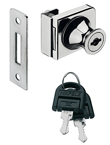 Gedotec Glastür-Möbelschloß Zylinder-Möbelschloss Vitrinen-Schloss ECONO Aufschraubschloss SET für Schränke & Möbel | Glastürschloss zum Aufklemmen | Riegelschloss für Glastüren 4-8 mm | 1 Stück Gedotec Glastür-Möbelschloß Zylinder-Möbelschloss Vitrinen-Schloss ECONO Aufschraubschloss SET für Schränke & Möbel | Glastürschloss zum Aufklemmen | Riegelschloss für Glastüren 4-8 mm | 1 Stück von Gedotec