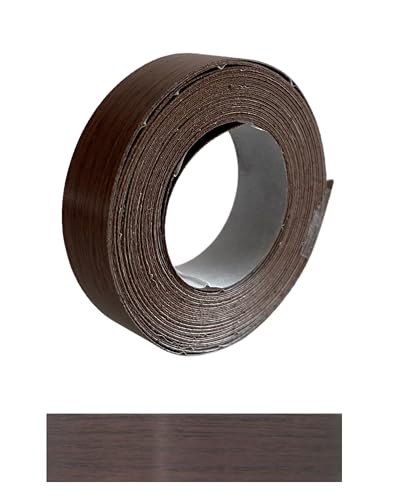 Gedotec Kantenumleimer selbstklebend | 1 Stück | 18 mm x 5 m | 850 - Walnuss Ecco | TAPE | Holzfurnier in verschiedenen Dekoren | Melaminkanten-Band zum Kleben | Möbelkanten-Band | Melaminkanten von Gedotec