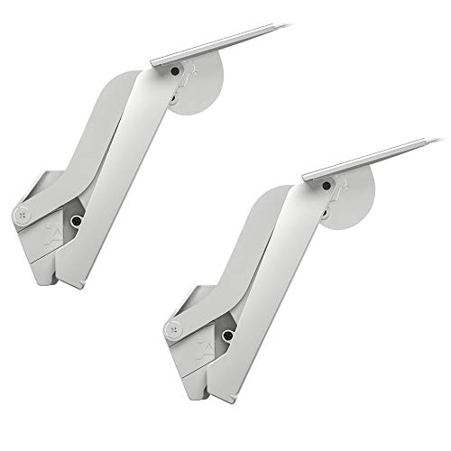 Gedotec Klappkonsole für Küchen-Schrank | 1 Garnitur - Klappenstütze weiß matt | FREE SPACE | Modell E 3,2-13,4 kg | Komplett-Set Klappscharnier | Scharnier für Klapptisch - Klappenbeschlag Möbel Gedotec Klappkonsole für Küchen-Schrank | 1 Garnitur - Klappenstütze weiß matt | FREE SPACE | Modell E 3,2-13,4 kg | Komplett-Set Klappscharnier | Scharnier für Klapptisch - Klappenbeschlag Möbel von Gedotec