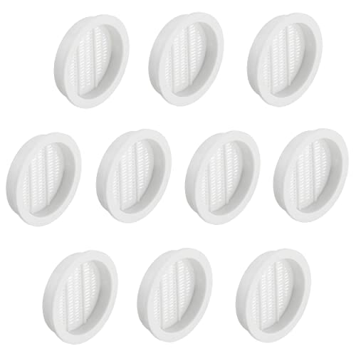 Gedotec 10 x Lüftungsgitter Insekten-netz| rund 60 mm weiß | BREATHE | Abluft-Gitter | Innen und Außen | insektenabweisend Luftrosette | Belüftungsgitter mit Abdeckrand zum einlassen Gedotec 10 x Lüftungsgitter Insekten-netz| rund 60 mm weiß | BREATHE | Abluft-Gitter | Innen und Außen | insektenabweisend Luftrosette | Belüftungsgitter mit Abdeckrand zum einlassen von Gedotec