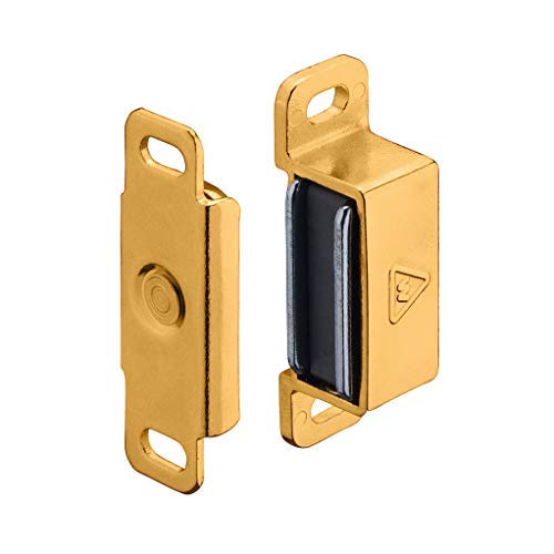 Gedotec Magnet-Schnapper Schrank-Tür Magnetverschluss Metall Türschnapper zum Schrauben | Stahl vermessingt | Haftkraft 4 kg | Tür-Verschluss eckig & extra Stark | 1 Stück - Schnäpper mit Gegenstück Gedotec Magnet-Schnapper Schrank-Tür Magnetverschluss Metall Türschnapper zum Schrauben | Stahl vermessingt | Haftkraft 4 kg | Tür-Verschluss eckig & extra Stark | 1 Stück - Schnäpper mit Gegenstück von Gedotec