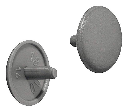 Gedotec Möbel-Abdeckkappen grau RAL 7037 Schrauben-Abdeckungen Kunststoff Schrauben-Kappe rund | H1123 | Verschluss-Stopfen für Kopflochbohrung PZ2 | Ø 12 x 2,5 mm | 50 Stück - Abdeckstopfen rund Gedotec Möbel-Abdeckkappen grau RAL 7037 Schrauben-Abdeckungen Kunststoff Schrauben-Kappe rund | H1123 | Verschluss-Stopfen für Kopflochbohrung PZ2 | Ø 12 x 2,5 mm | 50 Stück - Abdeckstopfen rund von Gedotec