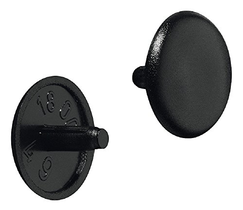 Gedotec Möbel-Abdeckkappen schwarz RAL 9005 Schrauben-Abdeckungen Kunststoff Schrauben-Kappe rund | H1123 | Verschluss-Stopfen für Kopflochbohrung PZ2 | Ø 12 x 2,5 mm | 100 Stück - Abdeckstopfen rund Gedotec Möbel-Abdeckkappen schwarz RAL 9005 Schrauben-Abdeckungen Kunststoff Schrauben-Kappe rund | H1123 | Verschluss-Stopfen für Kopflochbohrung PZ2 | Ø 12 x 2,5 mm | 100 Stück - Abdeckstopfen rund von Gedotec