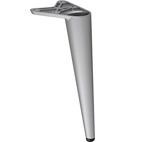 Gedotec Möbelfuss aus Metall Schrankfuß | 1 Stück - Füße für Möbel | Torin | Silber matt | Füße 20 cm - mit Tragkraft bis 100 kg | Schrankbeine zum Anschrauben | Möbelfüße für Regal | Bettfüße Gedotec Möbelfuss aus Metall Schrankfuß | 1 Stück - Füße für Möbel | Torin | Silber matt | Füße 20 cm - mit Tragkraft bis 100 kg | Schrankbeine zum Anschrauben | Möbelfüße für Regal | Bettfüße von Gedotec