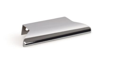 Gedotec Möbelgriffe Aluminium | 1 Stück - Falttüren-griffe Möbel | Länge: 130 mm | RITTA 0369 | Chrom poliert Optik - originelles Design | Schrankgriffe Schubladengriffe Küchengriffe Türgriffe von Gedotec