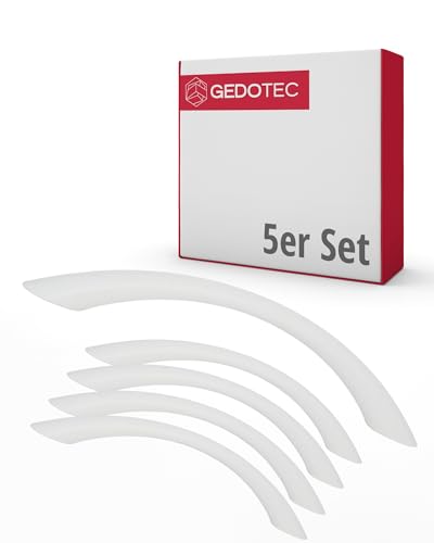 Gedotec Möbelgriffe für Kinderzimmer | Bohrabstand 128 mm | Farbe Weiss | 5 Stück | Schubladengriffe Kunststoff | COLOUR | Türgriffe bunt | Möbelgriffe Kinder | Griffe Möbel | Türgriffe Schrank Gedotec Möbelgriffe für Kinderzimmer | Bohrabstand 128 mm | Farbe Weiss | 5 Stück | Schubladengriffe Kunststoff | COLOUR | Türgriffe bunt | Möbelgriffe Kinder | Griffe Möbel | Türgriffe Schrank von Gedotec
