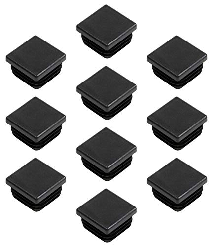 Gedotec PE Rohrstopfen | 10 Stück - Fußkappen schwarz aus Kunststoff für Vierkantrohr | Formrohr-Stopfen quadratisch | Lamellenstopfen 20 x 20 mm | Made IN Germany | Abdeckkappen für Quadratrohr Gedotec PE Rohrstopfen | 10 Stück - Fußkappen schwarz aus Kunststoff für Vierkantrohr | Formrohr-Stopfen quadratisch | Lamellenstopfen 20 x 20 mm | Made IN Germany | Abdeckkappen für Quadratrohr von Gedotec