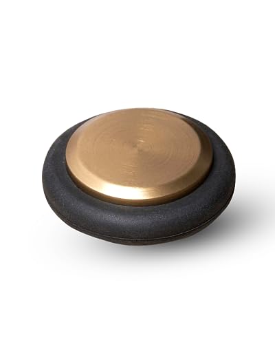 Gedotec Premium Türstopper Boden - Aluminium | Low | 1 Stück Designer Tür Stopper Messing dunkel gebürstet | Türpuffer D: 68 mm zum Schrauben | inklusive Befestigungsmaterial | Türstopper Gedotec Premium Türstopper Boden - Aluminium | Low | 1 Stück Designer Tür Stopper Messing dunkel gebürstet | Türpuffer D: 68 mm zum Schrauben | inklusive Befestigungsmaterial | Türstopper von Gedotec