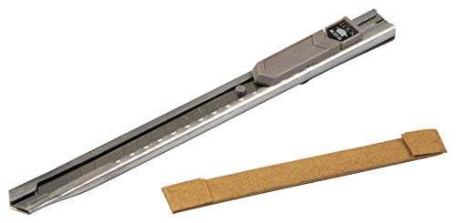 Gedotec Profi-Cuttermesser S-12 Teppichmesser Edelstahl-Cutter 9 mm | Universalmesser entwickelt für maximale Schärfe | MADE IN JAPAN | 1 Stück - KDS Handmesser universal inkl. 2 Stück Cutter-Klingen von Gedotec
