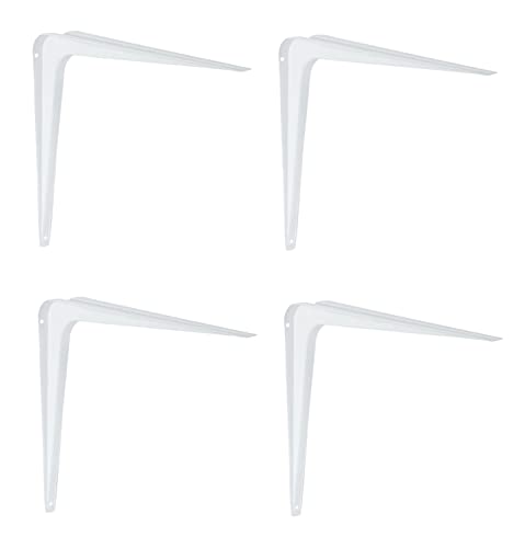 Gedotec Regalträger Metall Regalkonsole 350 mm Stahlblech-Konsole für Wandregale | Regalhalter für die Wand-Montage | 4 Stück - Stahl weiß beschichtet | Winkel-Konsole für Bücher-Regale & Tablare Gedotec Regalträger Metall Regalkonsole 350 mm Stahlblech-Konsole für Wandregale | Regalhalter für die Wand-Montage | 4 Stück - Stahl weiß beschichtet | Winkel-Konsole für Bücher-Regale & Tablare von Gedotec