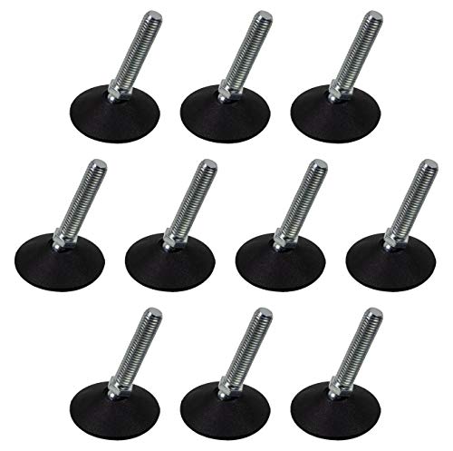 Gedotec Regulierschraube M10 x 45 mm | 10 Stück Verstellschraube Schwerlast Stellschrauben für Tischbeine & Möbelfüße | Metall verzinkt | Möbel-Stellfüße MADE IN GERMANY | Verstellfüße mit Kugelgelenk Gedotec Regulierschraube M10 x 45 mm | 10 Stück Verstellschraube Schwerlast Stellschrauben für Tischbeine & Möbelfüße | Metall verzinkt | Möbel-Stellfüße MADE IN GERMANY | Verstellfüße mit Kugelgelenk von Gedotec