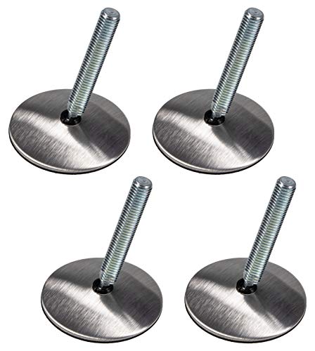 Gedotec Regulierschraube M10 x 60 mm Verstellschraube Schwerlast Stellschrauben für Tischbeine & Möbelfüße | Edelstahl matt | Möbel-Stellfüße Made IN Germany | 4 Stück - Verstellfüße mit Kugelgelenk Gedotec Regulierschraube M10 x 60 mm Verstellschraube Schwerlast Stellschrauben für Tischbeine & Möbelfüße | Edelstahl matt | Möbel-Stellfüße Made IN Germany | 4 Stück - Verstellfüße mit Kugelgelenk von Gedotec