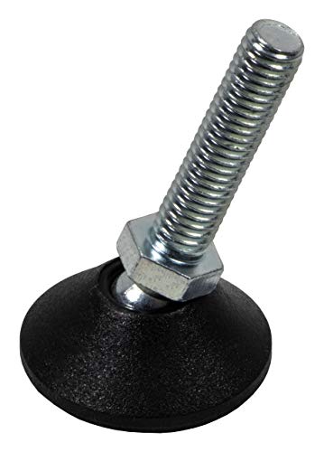 Gedotec Regulierschraube M8 x 33 mm | 1 Stück Verstellschraube Schwerlast Stellschrauben für Tischbeine & Möbelfüße | Metall verzinkt | Möbel-Stellfüße Made IN Germany | Verstellfüße mit Kugelgelenk von Gedotec