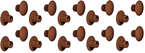Gedotec Rohrstopfen rund Lamellenstopfen zum Eindrücken | Möbel-Abdeckkappen Kunststoff braun - H1114 | Kappen-Ø 5 mm | Made IN Germany | 100 Stück - Loch-Abdeckungen für Schrauben & Holz-Bohrlöcher Gedotec Rohrstopfen rund Lamellenstopfen zum Eindrücken | Möbel-Abdeckkappen Kunststoff braun - H1114 | Kappen-Ø 5 mm | Made IN Germany | 100 Stück - Loch-Abdeckungen für Schrauben & Holz-Bohrlöcher von Gedotec