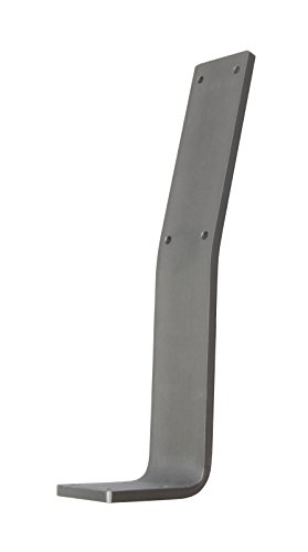 Gedotec Rückenlehnen-Halter Metall Rückenlehnen-Halterung für Sitz-Bank & Betten | Halterung zum Anschrauben | Stahl Rohstahl lackiert | Profil 60 x 8 mm | 1 Stück - Design Bank-Lehnenbügel L-Form von Gedotec