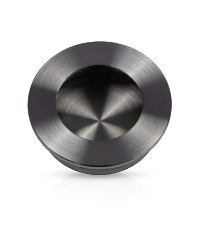 Gedotec Schiebetür Griff Muschelgriff versenkt | LADY | 1 Stück Griffmuschel Schiebetür Edelstahl matt gebürstet | Griffschale rund Ø 40 mm | Schiebetürbeschlag zum Einlassen | Möbelgriff Griffmulde Gedotec Schiebetür Griff Muschelgriff versenkt | LADY | 1 Stück Griffmuschel Schiebetür Edelstahl matt gebürstet | Griffschale rund Ø 40 mm | Schiebetürbeschlag zum Einlassen | Möbelgriff Griffmulde von Gedotec