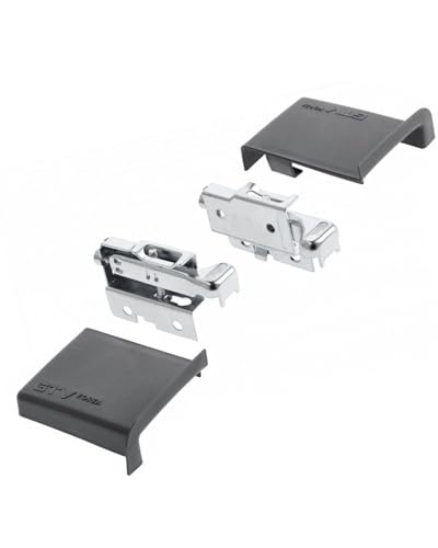 Gedotec Schrankaufhänger-Set aus Stahl | 1 Paar Wandhalterungs-Set schwarz | FORZA | Schrank-Aufhängung Tragkraft: 130 kg per Paar | Regalaufhänger verstellbar | Befestigungen für Hängeschränke Gedotec Schrankaufhänger-Set aus Stahl | 1 Paar Wandhalterungs-Set schwarz | FORZA | Schrank-Aufhängung Tragkraft: 130 kg per Paar | Regalaufhänger verstellbar | Befestigungen für Hängeschränke von Gedotec