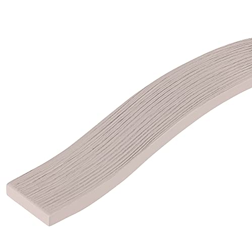 Gedotec Schrankgriff Esche weiß gebürstet Möbelgriff Holz Bogengriff Küche - Calin | Lochabstand 160 mm | Vollholz | Holzgriff für Schubladen & Schranktür | 1 Stück - Design Türgriff mit Schrauben von Gedotec