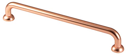 Gedotec Schrankgriff Küche Bogengriff Vintage 160 mm Möbelgriff Antik für Möbel & Kommoden - Megan | Schubladengriff Kupfer im Landhausstil | 1 Stück - Küchengriff verkupfert poliert mit Schrauben von Gedotec