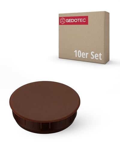Gedotec Schrauben-Abdeckungen rund Schrauben-Kappen zum Eindrücken Möbel-Abdeckkappen Kunststoff | H1118 | Ø 35 mm | Abdeck-Stopfen braun RAL 8014 | 10 Stück - Abdeckungen für Bohrlöcher & Topfbohrung Gedotec Schrauben-Abdeckungen rund Schrauben-Kappen zum Eindrücken Möbel-Abdeckkappen Kunststoff | H1118 | Ø 35 mm | Abdeck-Stopfen braun RAL 8014 | 10 Stück - Abdeckungen für Bohrlöcher & Topfbohrung von Gedotec