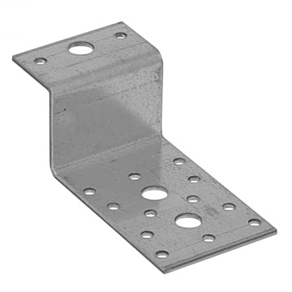 Gedotec Schwerlast Z-Eckverbinder Metall | 20 Stk Winkeleisen 85x40x30 mm | Z-Typ Winkel zum Verbinden und Verstärken | Möbelwinkel Bauwinkel flach Metall Winkel Metallwinkel 90 Grad Winkel Metall von Gedotec