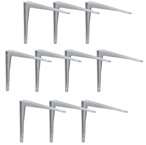 Gedotec Schwerlastkonsole Alu Regal-Konsole | SPARTA | Tiefe: 400 mm | 10 Stück | Schwerlastträger aus Aluminium | Tragkraft 340 kg für Wandregale | Regalträger rostfrei | Wand-Winkel Gedotec Schwerlastkonsole Alu Regal-Konsole | SPARTA | Tiefe: 400 mm | 10 Stück | Schwerlastträger aus Aluminium | Tragkraft 340 kg für Wandregale | Regalträger rostfrei | Wand-Winkel von Gedotec