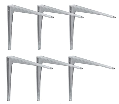 Gedotec Schwerlastkonsole Alu Regal-Konsole | SPARTA | Tiefe: 400 mm | 6 Stück | Schwerlastträger aus Aluminium | Tragkraft 340 kg für Wandregale | Regalträger rostfrei | Wand-Winkel Gedotec Schwerlastkonsole Alu Regal-Konsole | SPARTA | Tiefe: 400 mm | 6 Stück | Schwerlastträger aus Aluminium | Tragkraft 340 kg für Wandregale | Regalträger rostfrei | Wand-Winkel von Gedotec
