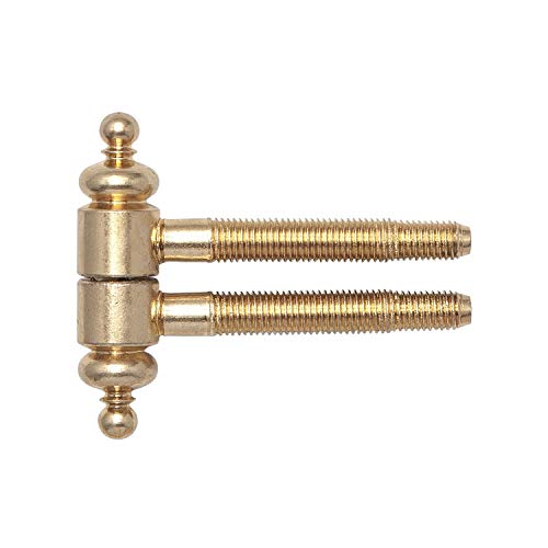 Gedotec Türband für Innentür Türscharnier Antik Möbel-Scharnier für Innen-Türen - H3120 | Renovierband mit Zierkopf | Metall vermessingt | Band Ø 16 mm | 1 Stück - Einbohrband Zimmertür aus Holz Gedotec Türband für Innentür Türscharnier Antik Möbel-Scharnier für Innen-Türen - H3120 | Renovierband mit Zierkopf | Metall vermessingt | Band Ø 16 mm | 1 Stück - Einbohrband Zimmertür aus Holz von Gedotec