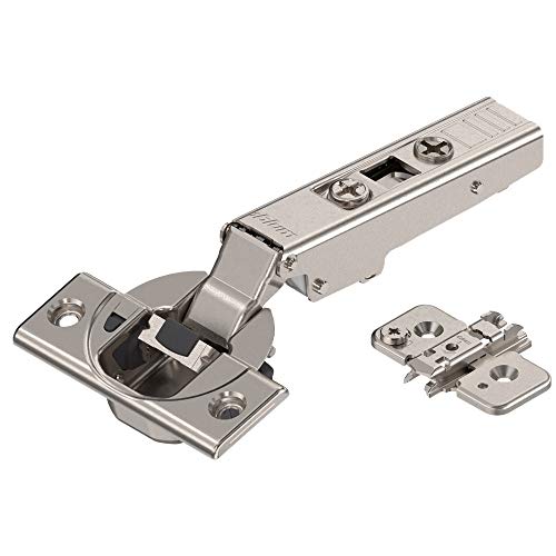 Gedotec Topfscharnier Küchen-Schrank Topfband Eckanschlag - 71B3550 | Blum Clip Top Blumotion Dämpfung | Tür-Scharnier Topf-Ø 35 mm zum Schrauben | 1 Stück - Möbel-Scharnier 110° mit Montageplatte von Gedotec