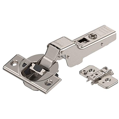 Gedotec Topfscharnier Küchen-Schrank Topfband Mittelanschlag - 71B3650 | Blum Clip Top Blumotion Dämpfung | Tür-Scharnier Topf-Ø 35 mm zum Schrauben | 1 Stück - Möbel-Scharnier 110° mit Montageplatte von Gedotec