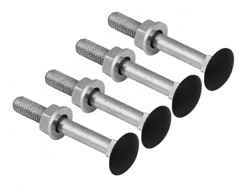 Gedotec Torbandschraube mit Mutter und Unterlegscheibe | 8,0 x 60 mm, 4 Stück mit schwarzem Kopf | Schlossschraube zum Verbinden dekorativer Scharniere - Winkel | Gewindeschraube - Universalschraube Gedotec Torbandschraube mit Mutter und Unterlegscheibe | 8,0 x 60 mm, 4 Stück mit schwarzem Kopf | Schlossschraube zum Verbinden dekorativer Scharniere - Winkel | Gewindeschraube - Universalschraube von Gedotec