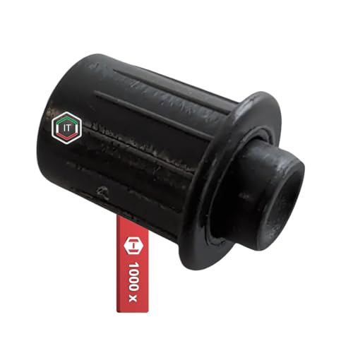 Gedotec Türdämpfer aus Kunststoff | Einbohrdämpfer Ø 8 mm | 1000 Stück Grau | Dämpfer für Türen einbohren | Türdämpfer gegen knallende Türen | Anschlagpuffer SAMMY-GO | Softclose Nachrüsten Möbeltüren von Gedotec