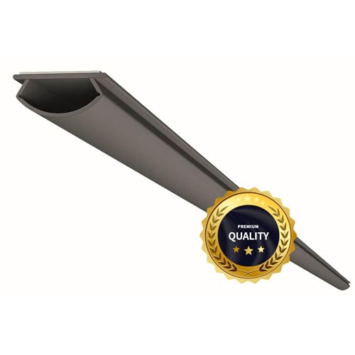 Gedotec Türdichtung selbstklebend UNIVERSAL | 1 Rolle Schwarz - Länge: 2,5 m | PVC Fenster- und Türrahmen Dichtung | Türzargendichtung für Sicherheitstüren | Fensterdichtung und Türdichtung | Türgummi von Gedotec