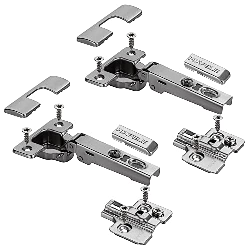 Gedotec Türscharnier Küche Topfband | 1 Set Scharnier Eckanschlag | MADE IN GERMANY | Metalla Premium 110° | Topfscharniere 35mm | Schanier zum Schrauben + Soft-Close Dämpfung | Schranktür Dämpfer von Gedotec