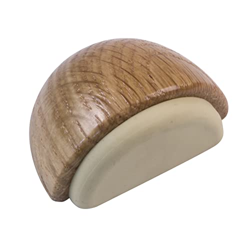 Gedotec Türstopper Holz mit weichem Dämpfer - Eiche | BOB | 1 Stück Premium Tür Stopper aus Vollholz | Türstopper Boden selbstklebend | Türstopper klein für Zimmertüren | door stop Bodentürpuffer Gedotec Türstopper Holz mit weichem Dämpfer - Eiche | BOB | 1 Stück Premium Tür Stopper aus Vollholz | Türstopper Boden selbstklebend | Türstopper klein für Zimmertüren | door stop Bodentürpuffer von Gedotec