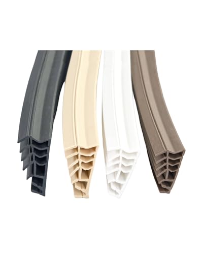 Gedotec Universal Flügelfalzdichtung | 6,5 Meter | für Holzfenster & Holztüren | schwarz | 6308AC | Fensterdichtung/Türdichtung aus TPE | Gummidichtung gegen Zugluft | Falzdichtung von Gedotec