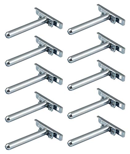 Gedotec Tablarträger Regal-Halterung verstellbar | 50 Stück Regalhalterung unsichtbar | SUPPORT | Regal-Bodenträger aus Eisen verzinkt - Regalträger | Fachboden-Träger für Wand-Montage Gedotec Tablarträger Regal-Halterung verstellbar | 50 Stück Regalhalterung unsichtbar | SUPPORT | Regal-Bodenträger aus Eisen verzinkt - Regalträger | Fachboden-Träger für Wand-Montage von Gedotec