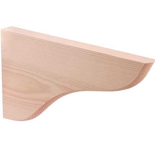 Gedotec Wandkonsole aus Kiefer - 215 x 120 mm, 1 Stück - Schwerlastträger aus Massivem Naturholz - Hohe Tragkraft - Geeignet für Bücherregale - Wandregal - Regalträger - Regalhalter - Regal Winkel Gedotec Wandkonsole aus Kiefer - 215 x 120 mm, 1 Stück - Schwerlastträger aus Massivem Naturholz - Hohe Tragkraft - Geeignet für Bücherregale - Wandregal - Regalträger - Regalhalter - Regal Winkel von Gedotec
