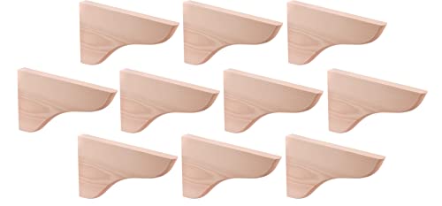 Gedotec Wandkonsole aus Kiefer - 165 x 95 mm, 10 Stück - Schwerlastträger aus Massivem Naturholz - Hohe Tragkraft - Geeignet für Bücherregale - Wandregal - Regalträger - Regalhalter - Regal Winkel Gedotec Wandkonsole aus Kiefer - 165 x 95 mm, 10 Stück - Schwerlastträger aus Massivem Naturholz - Hohe Tragkraft - Geeignet für Bücherregale - Wandregal - Regalträger - Regalhalter - Regal Winkel von Gedotec