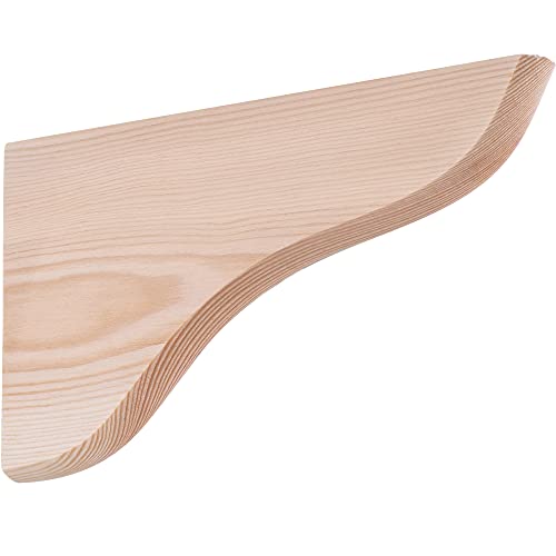 Gedotec Wandkonsole aus Kiefer - 165 x 95 mm, 1 Stück - Schwerlastträger aus Massivem Naturholz - Hohe Tragkraft - Geeignet für Bücherregale - Wandregal - Regalträger - Regalhalter - Regal Winkel Gedotec Wandkonsole aus Kiefer - 165 x 95 mm, 1 Stück - Schwerlastträger aus Massivem Naturholz - Hohe Tragkraft - Geeignet für Bücherregale - Wandregal - Regalträger - Regalhalter - Regal Winkel von Gedotec