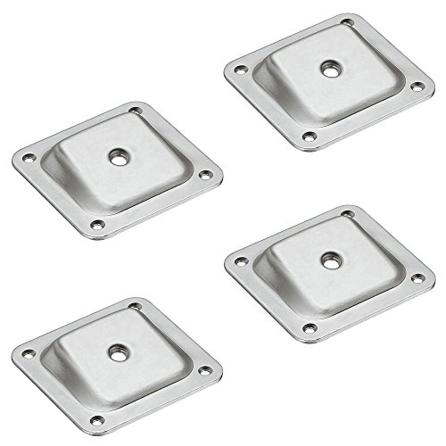 Gedotec Winkel-Befestigungsplatte schräg mit M8 Gewinde für Möbelfüße & Tischbeine | 4 Stück - Anschraubplatte 10° | Möbelbeine Befestigung für Sofas | Metall verzinkt | Montageplatte ohne Schrauben Gedotec Winkel-Befestigungsplatte schräg mit M8 Gewinde für Möbelfüße & Tischbeine | 4 Stück - Anschraubplatte 10° | Möbelbeine Befestigung für Sofas | Metall verzinkt | Montageplatte ohne Schrauben von Gedotec