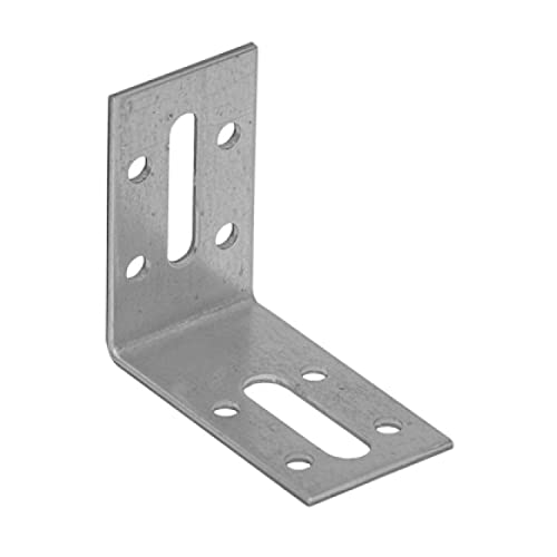 Gedotec Winkelverbinder 90° Verstellwinkel für Gipskartonplatten | 20 Stk Winkeleisen - 50x55x30 mm | Pfostenträger Schwerlast Anschraub-Winkel | Metall Winkel Metallwinkel 90 Grad Winkel Metall von Gedotec