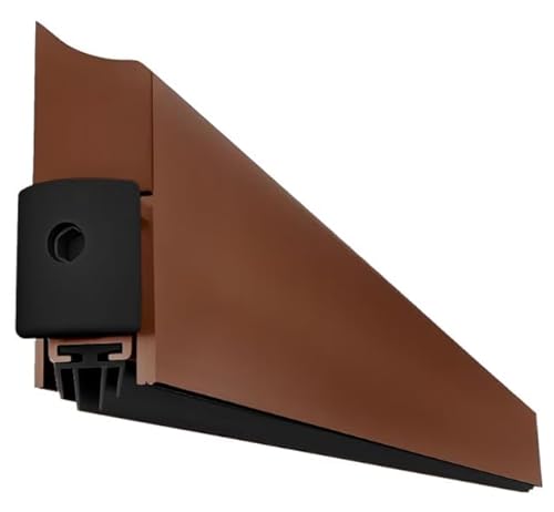 Gedotec absenkbare Bodendichtung - Braun | 1 Stück Türdichtung unten automatisch 13 x 39 mm | APPLIQUE | Länge 930 mm - kürzbar | Absenkdichtung für Türen | Türbodendichtung windschutz kältefeind von Gedotec