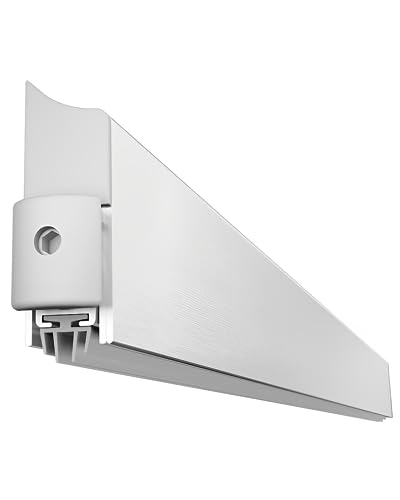 Gedotec absenkbare Bodendichtung - Silber| 1 Stück Türdichtung unten automatisch 13 x 46 mm | APPLIQUE | Länge 930 mm - kürzbar | Absenkdichtung für Türen | Türbodendichtung windschutz kältefeind von Gedotec