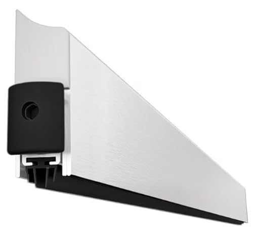 Gedotec absenkbare Bodendichtung - Silber| 1 Stück Türdichtung unten automatisch 13 x 39 mm | APPLIQUE | Länge 930 mm - kürzbar | Absenkdichtung für Türen | Türbodendichtung windschutz kältefeind von Gedotec
