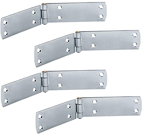 Gedotec schweres Türscharnier - Aufschraubband | 4 Stück - Ladenbänder aus Stahl | 180 x 35 mm | Türband blau verzinkt | Scharniere Tür Materialstärke 2 mm | Einbohrband Metall zum Schrauben Gedotec schweres Türscharnier - Aufschraubband | 4 Stück - Ladenbänder aus Stahl | 180 x 35 mm | Türband blau verzinkt | Scharniere Tür Materialstärke 2 mm | Einbohrband Metall zum Schrauben von Gedotec