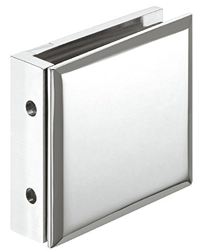 Gedotec Glashalter für Duschen | Klemmhalter für Wand-Montage | Punkthalter Messing Chrom Poliert | Glasklemmen-Befestigung für Glasfront | Duschkabinen-Halter Gerade - 1 Stück Gedotec Glashalter für Duschen | Klemmhalter für Wand-Montage | Punkthalter Messing Chrom Poliert | Glasklemmen-Befestigung für Glasfront | Duschkabinen-Halter Gerade - 1 Stück von Gedotec